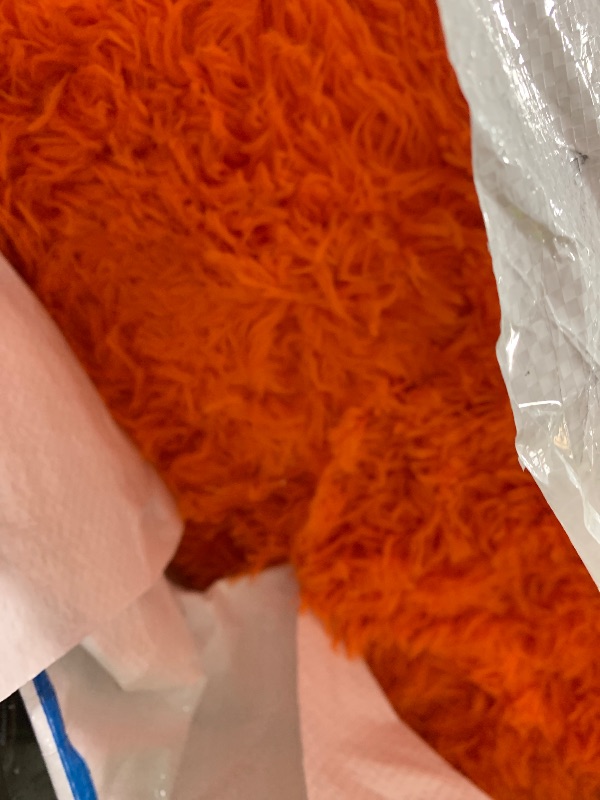 Photo 1 of Mtandyx Large 9x12 Area Rug for Living Room, Soft Shag Rugs for Bedroom, Non-Slip Ultra Fluffy Rug,Modern Plush Carpet for Girls Boys Kids Room Dorm,Fuzzy Rug for Home Decor Aesthetic,Orange