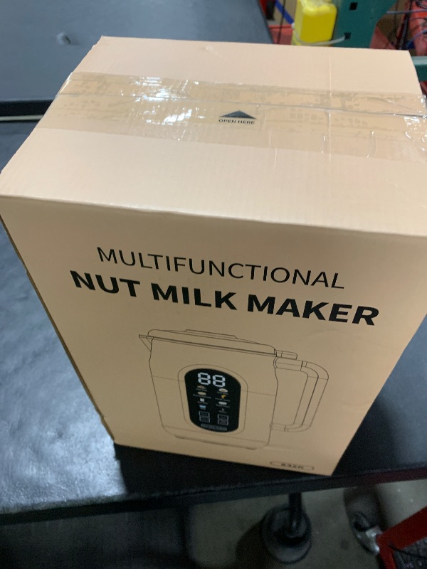 Photo 1 of 10 in 1 Nut Milk Maker Machine, 42oz IMD Screen Almond Milk Maker, Soy Milk Maker with Self-Cleaning, Delay Start, Keep Warm, Boil Water, Automatic Plant-Based Milk Blender for Soybean, Oat, Coconut