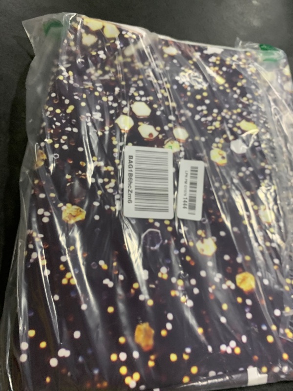 Photo 1 of SJOLOON Black and Gold Backdrop Gold Spots Backdrop Vinyl Photography Backdrop Vintage Background for Family Birthday Party Newborn Studio Props 11547(7x5FT)