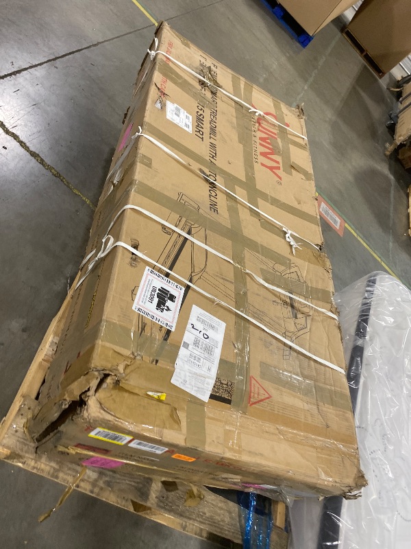 Photo 1 of Sunny Health & Fitness Premium Smart Treadmill with Auto Incline, Dedicated Speed Buttons, Double Deck Technology, Digital Performance Display, BMI Calculator and Pulse Sensors - SF-T7515SMART