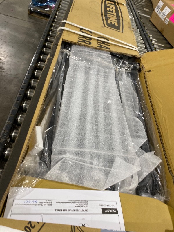 Photo 1 of LIFETIME Upright Chair Storage Cart, Alloy Steel, Black