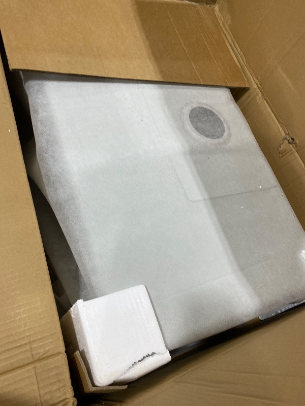 Photo 1 of SHACO Kitchen Sink, 33x22 Inch Drop In Kitchen Sink, SUS304 Stainless Steel 33 Inch Single Bowl Top Mount Overmount Sink with Strainer Drain