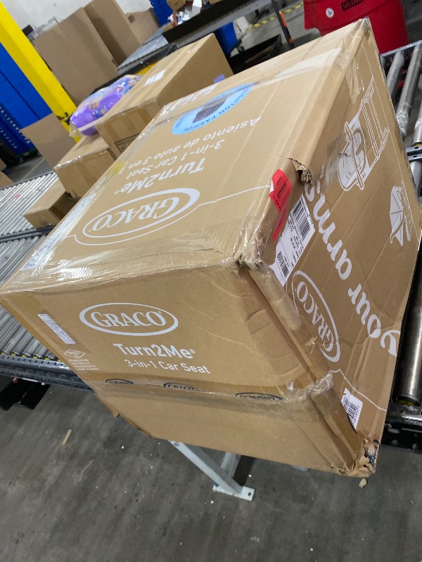 Photo 1 of Graco Turn2Me 3-in-1 Rotating Convertible Car Seat, Brighton, Rear-Facing Rotation Only, Forward-Facing Mode, Highback Booster Up to 100 lbs, Adjustable Headrest & Harness, Steel Reinforced Frame