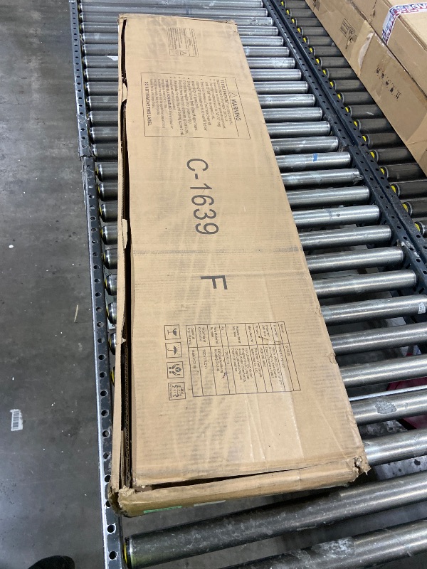 Photo 1 of Full Size Loft Bed with L-Shaped Desk, LED Lights,Charging Station, Industrial Heavy Duty Metal Loft Bed Frame with 3 Storage Shelves and 3 Fabric Drawers, Safety Guard & Ladder, Vintage Brown