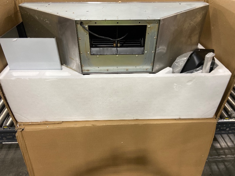 Photo 1 of 48 inch Range Hood Wall Mount, 1500 CFM with 4-Speed Gesture Sensing & Touch Control, Stainless Steel Ducted Kitchen Stove Vent Hoods with 4 LED Lights, Time Setting, Dishwasher-Safe Baffle Filters