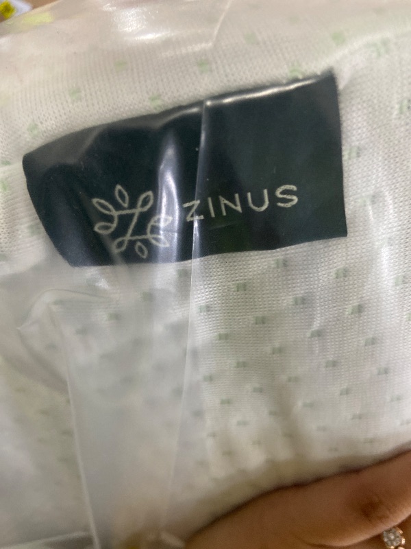 Photo 1 of Zinus 12 Inch Queen Green Tea Memory Foam Mattress [New Version], Fiberglass Free, Medium Firm Feel, Zoned Pressure Relief, Certified Safe Foams & Fabric, Mattress in A Box