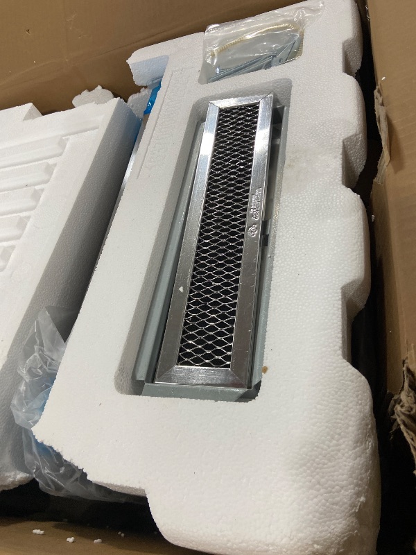 Photo 1 of SHARP SMO1754JS Over the Range Microwave Oven with 13.6" Carousel Turntable, 30-inch, 1.7 Cubic Feet, 1,000 Watt, 300CFM Fan, Sensor Cooking, Edge to Edge Black Glass with Stainless