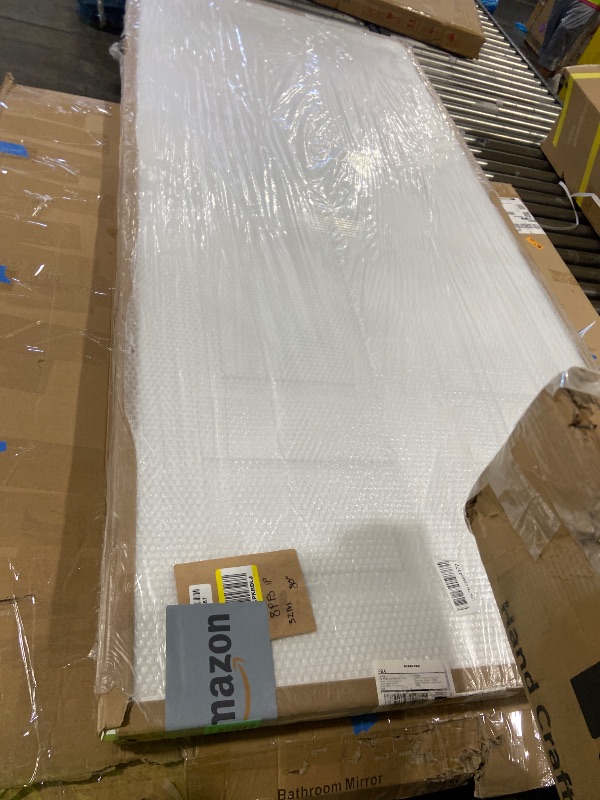 Photo 1 of JUBEST 36"x80" 1-Panel Shaker Style White Primed Hollow Core Interior Molded Door Slab, NOT Pre-drilled and NOT Included Hardware, Pre-Assembled Interior Door for Pantry, Laundry, Closet
