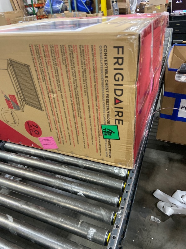 Photo 1 of Frigidaire Chest Deep Freezer, 7 Cu. Ft. Capacity, Granita Rugged Design-Adjustable Thermostat-Removable Vinyl Coated Wire Basket-Easy Defrost Drain