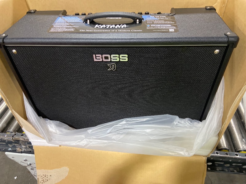 Photo 1 of BOSS Katana-100/212 Gen 3 Guitar Amplifier | Powerful 100-Watt Combo Amp | Two Custom 12-Inch Speakers | Evolved Tube Logic Sounds | 12 Amp Characters | Onboard BOSS Effects | Advanced Connectivity