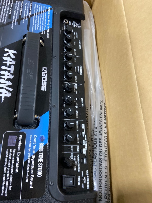 Photo 1 of BOSS Katana-100/212 Gen 3 Guitar Amplifier | Powerful 100-Watt Combo Amp | Two Custom 12-Inch Speakers | Evolved Tube Logic Sounds | 12 Amp Characters | Onboard BOSS Effects | Advanced Connectivity