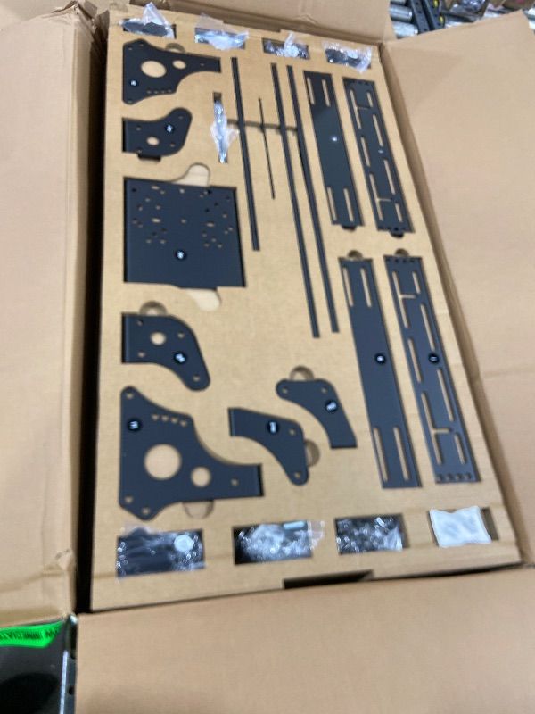 Photo 1 of Fanatec Sim Racing CSL Cockpit V1.5 – Strong and Lightweight, Steel-Reinforced Aluminum Frame, Universal Wheelbase Mounting Bracket, GT Driving Position, Easy Assembly – Black