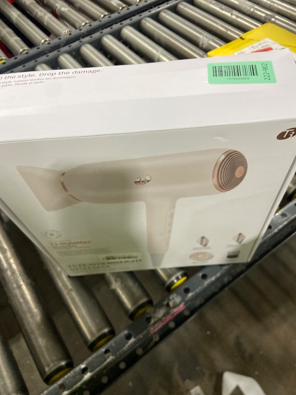 Photo 1 of T3 Featherweight StyleMax Professional Ionic Hair Dryer with Custom Heat Automation & 4 Attachments, Fast Drying, Lightweight with 5 Heat & 3 Speed Settings, 2 Concentrators, Diffuser & Smoothing Comb