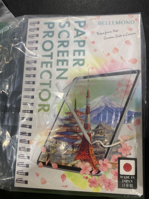 Photo 1 of BELLEMOND | Kent Paper Screen Protector compatible with Onyx Boox Go Color 7 Gen 2 (7”) | Matte Anti-Glare Film for Comfortable Reading | Paper-Feel Texture for E Ink Screens | 2-Pack | Made in Japan