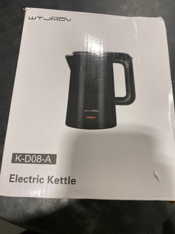 Photo 1 of 0.8L Electric Kettle Stainless Steel, 800 Watts Small Electric Kettle 27 Ounce Fast Boil Auto Shut-off, Portable Water Boiler for Small Kitchen, Business Trip and More