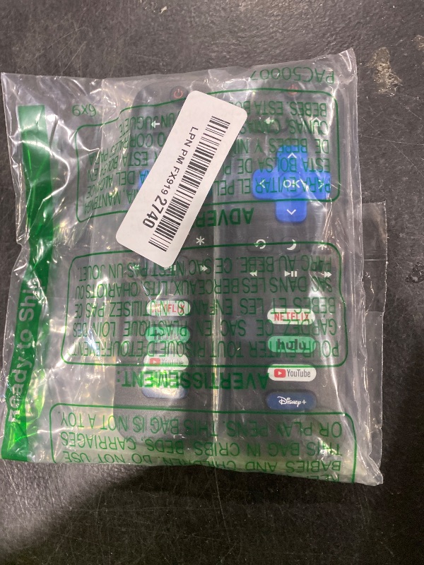 Photo 1 of (Pack of 2) Replacement Remote Control Only for Roku TV, Compatible for TCL Roku/Hisense Roku/Onn Roku/Sharp Roku/Element Roku/Westinghouse Roku/Philips Roku Smart TVs (Not for Roku Stick and Box)