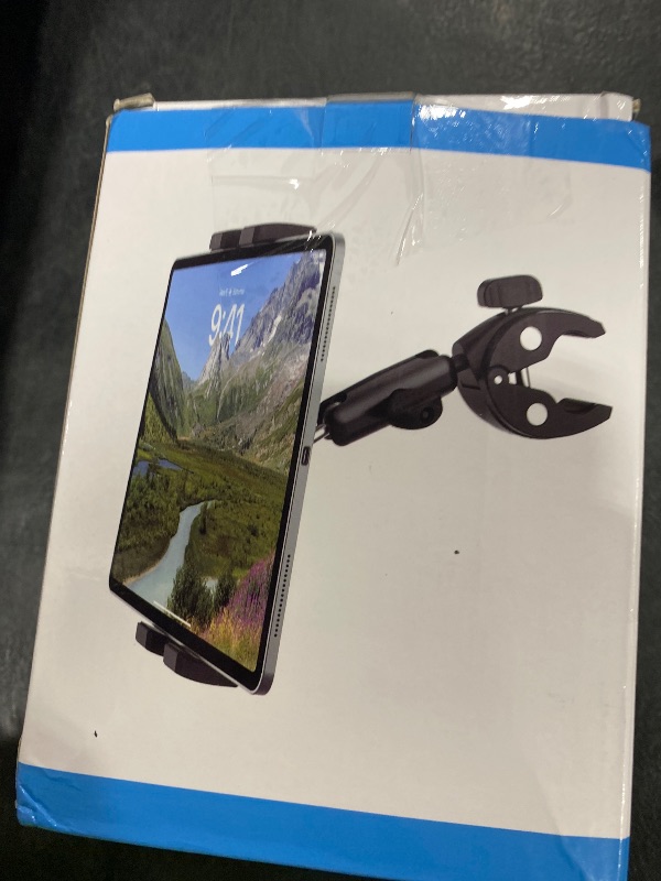 Photo 1 of Dosvsi Motorcycle Mount for Z Fold, Sturdy Metal Arm Bike Tablet Holder, [Security Silicone Strap] Bicycle Handlebar Clamp for Z Fold 7 6 5 4 3 2, Galaxy S A, Tab, 4"-13" Device