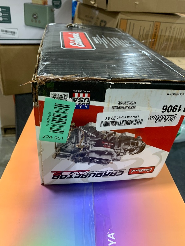 Photo 1 of Edelbrock 1906 AVS2 Carburetor 650 CFM With Electric Choke, Satin Finish