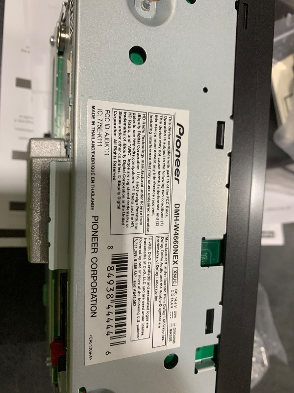 Photo 1 of Pioneer DMH-W4660NEX 6.8" Capacitive Touchscreen, Double Din – Wireless & Wired Apple CarPlay & Android Auto, Amazon Alexa Built-in, Bluetooth, HD Radio, Backup Camera, FLAC, Hi-Volt RCA