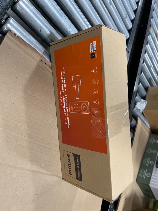 Photo 1 of Philips Smart Lock with Handles, Keyless Entry Door Lock Set, Keypad Door Lock with 2 Level Handles, Digital Keypad Deadbolt for Front Door, App Fingerprint PIN Code Unlocking, Auto Locking