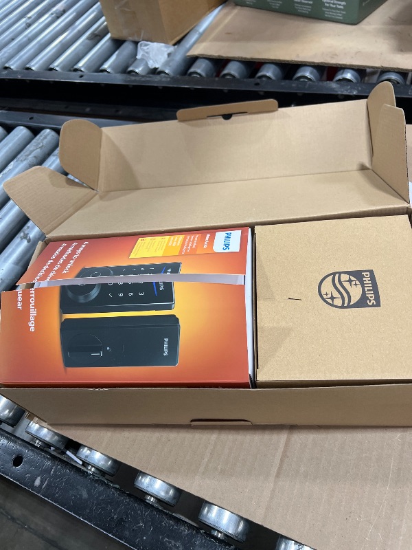 Photo 1 of Philips Smart Lock with Handles, Keyless Entry Door Lock Set, Keypad Door Lock with 2 Level Handles, Digital Keypad Deadbolt for Front Door, App Fingerprint PIN Code Unlocking, Auto Locking