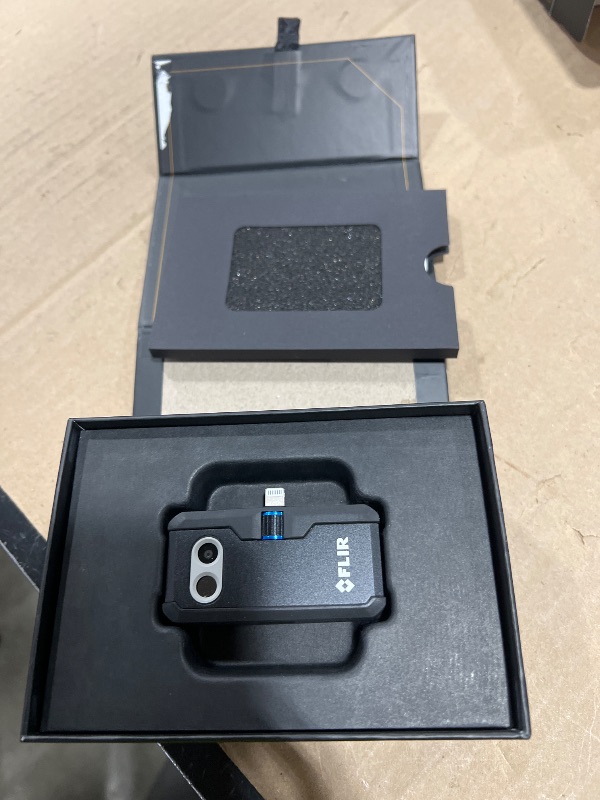 Photo 1 of Flir One Pro - Thermal Imaging Camera for iOS Smartphones (iPhone 14 and Older w/Lightning Port), 480x360 Super Resolution (160x120 Native IR)