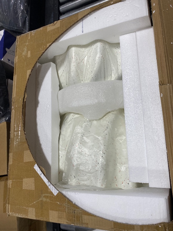 Photo 1 of Cre Cra Side Table Pub Bar Round Table Modern Sofa Side End Table Coffee Tray Side Desk for Couch Living Room Bedroom Slate Table