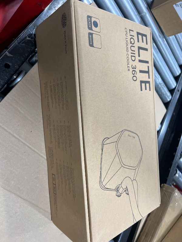 Photo 1 of Cooler Master Elite Liquid 360 CPU AIO Cooler – 360mm Radiator, 3x ARGB PWM Fans, Dual-Chamber Pump Design, Ultra-Quiet High-Performance Cooling, AMD AM5/AM4 & Intel LGA 1851/1700, Black