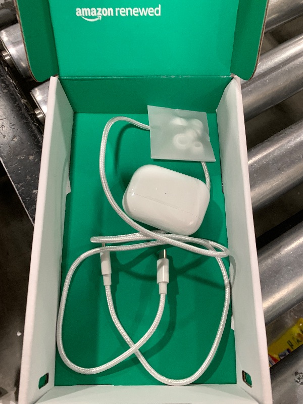 Photo 1 of Apple AirPods Pro (2nd Generation) with MagSafe Charging Case (USB-C) (Renewed Premium)