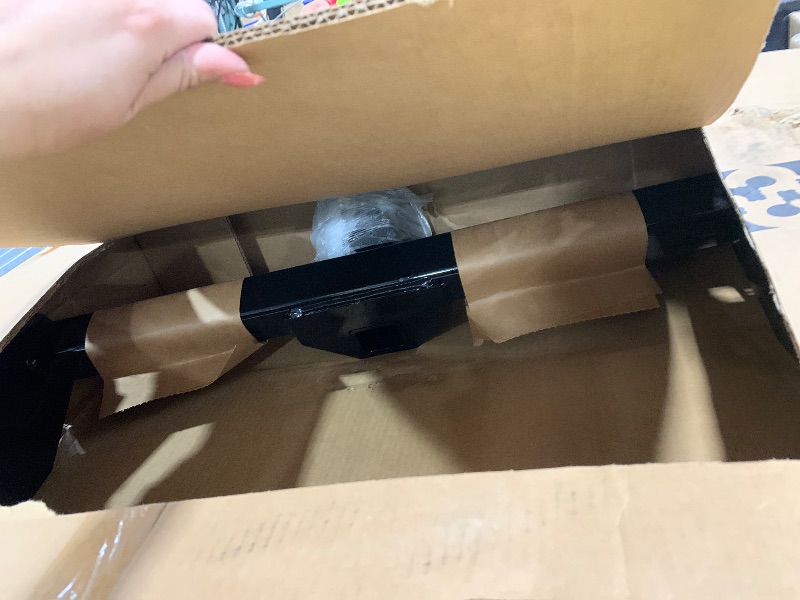 Photo 1 of CURT 14001 Class 4 Trailer Hitch, 2-Inch Receiver, Drilling Required, Fits Select Dodge D-Series, Ram, Ford F-Series