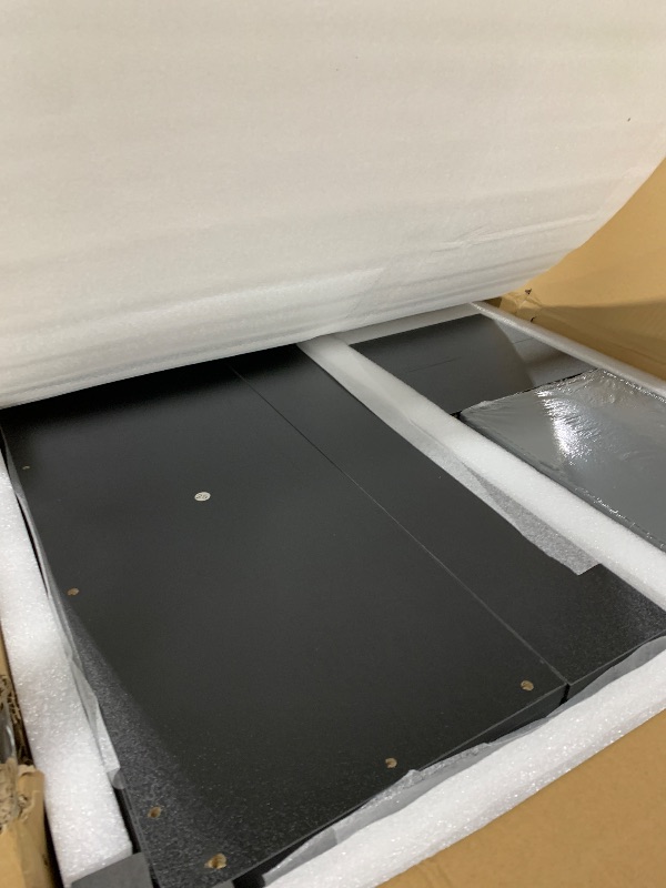 Photo 1 of Agilestic L Shaped Electric Standing Desk with 2 Drawers, 63 Inch Ergonomic Adjustable Height Desk with Storage, Corner Desk Sit Stand up Computer Table for Work Office Home, Black