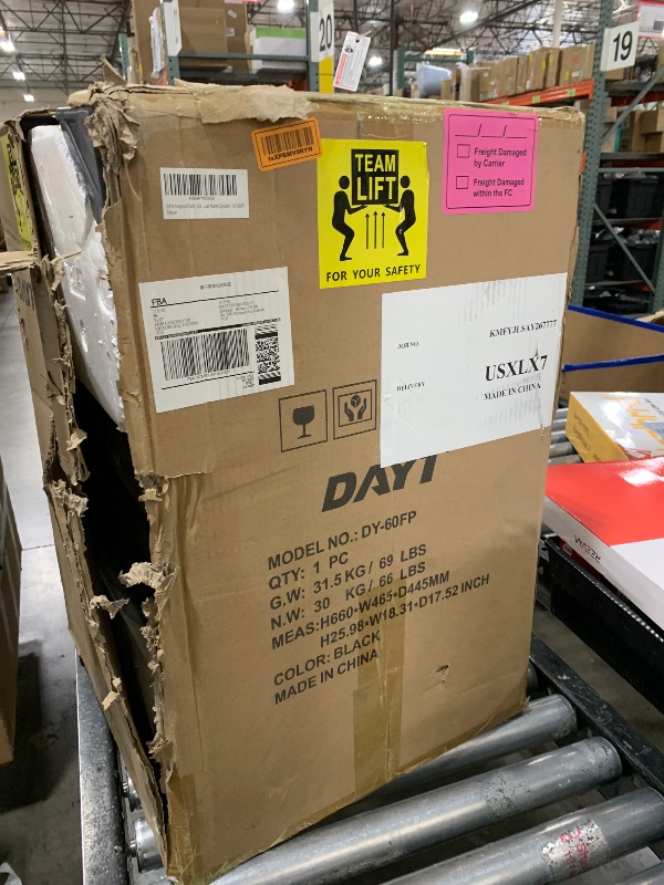 Photo 1 of DAYI Fireproof Safe, 3.0 Cubic Feet Biometric Fingerprint Fire Proof Safes Box for Home Documents Money, Digital Touchpad Security Safe Dual Alarm System - DY-60FP