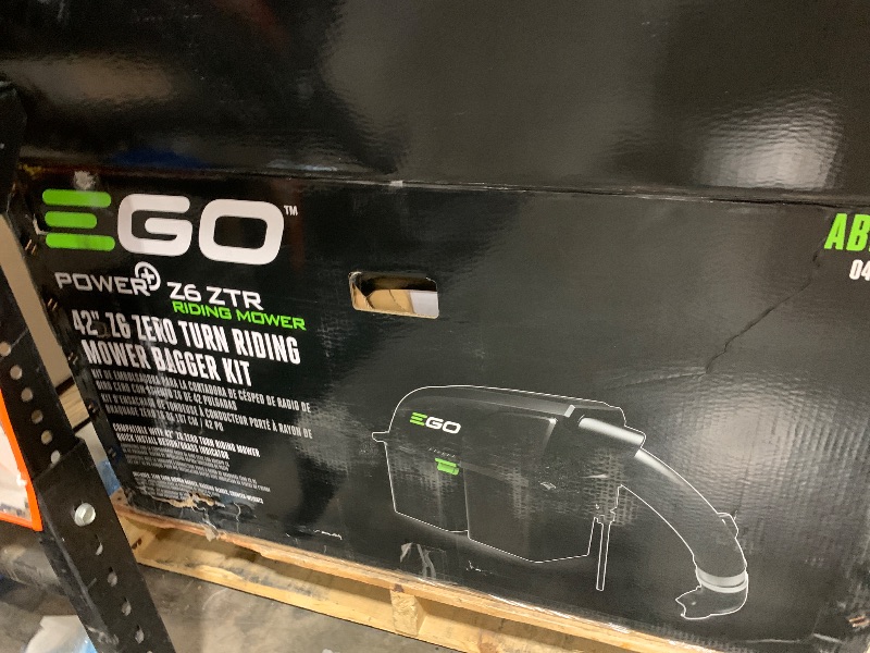 Photo 1 of EGO Power+ Bagger Kit for Electric 42” Zero Turn Riding Mower ZT4204L - ABK4200