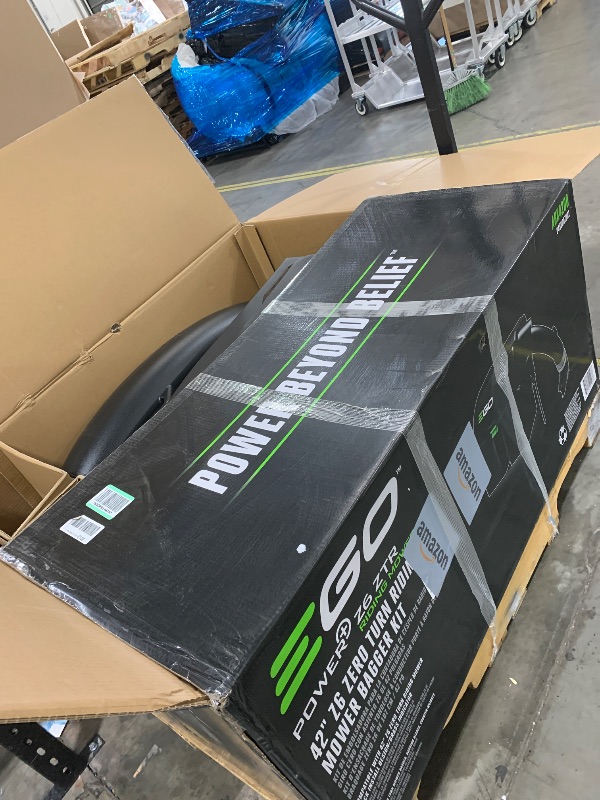 Photo 1 of EGO Power+ Bagger Kit for Electric 42” Zero Turn Riding Mower ZT4204L - ABK4200