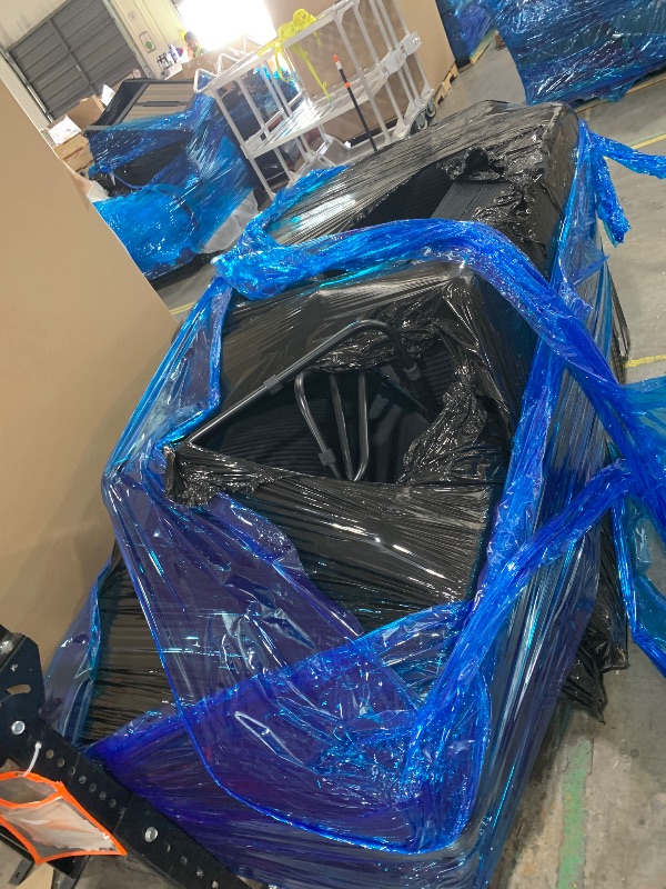 Photo 1 of BLACK COUCH/LOVESEAT (BONELESS/CLOUD STYLE)