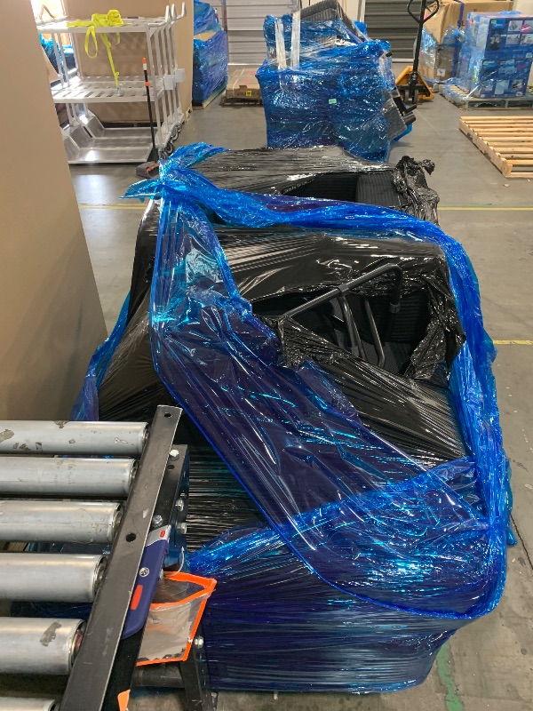 Photo 1 of BLACK COUCH/LOVESEAT (BONELESS/CLOUD STYLE)