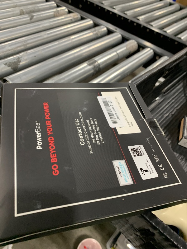 Photo 1 of PowerBear 4K HDMI Cable 10 ft | High Speed Hdmi Cables, Braided Nylon & Gold Connectors, 4K @ 60Hz, Ultra HD, 2K, 1080P, ARC & CL3 Rated | for Laptop, Monitor, PS5, PS4, Xbox One, Fire TV, & More