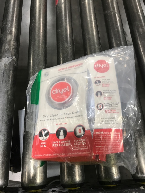 Photo 1 of dryel At-Home Dry Cleaner Starter Kit, Gentle Laundry Care for Special Fabrics and Dry-Clean-Only Clothes, 6 Loads