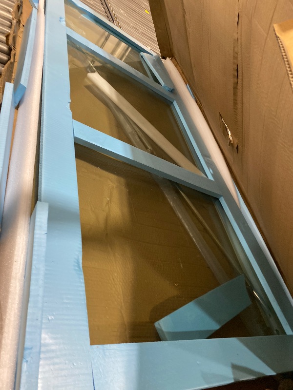 Photo 1 of DELAVIN Frameless Glass Shower Door Smooth Sliding Shower Door with 5/16" Tempered Ultra-Clear Glass
