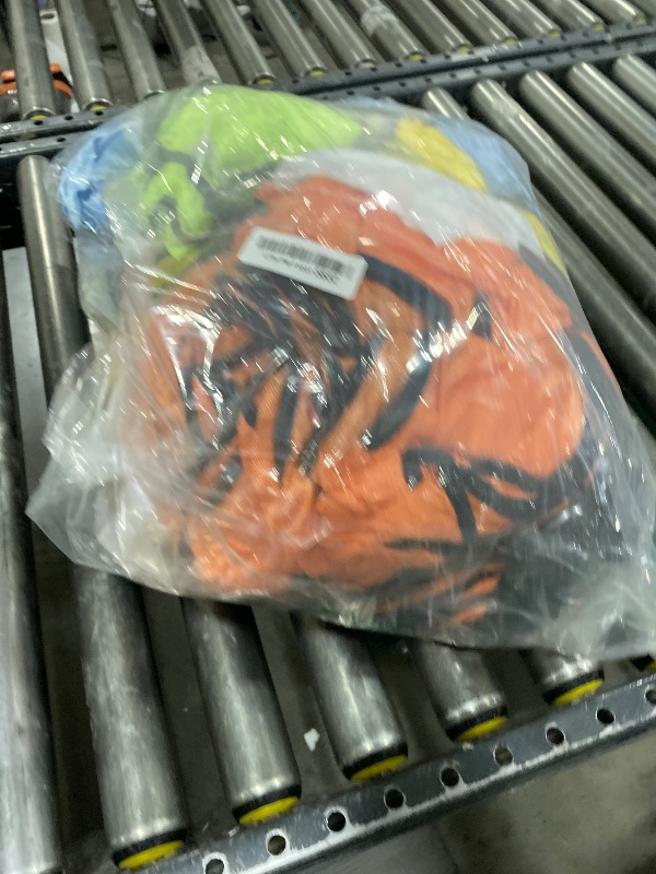 Photo 1 of Suhine 48 Pcs Soccer Penny for Sports Assorted Colors Soccer Scrimmage Vests Team Practice Jersey for Adults Kids (Green, Yellow, Orange, Light Blue,XL)