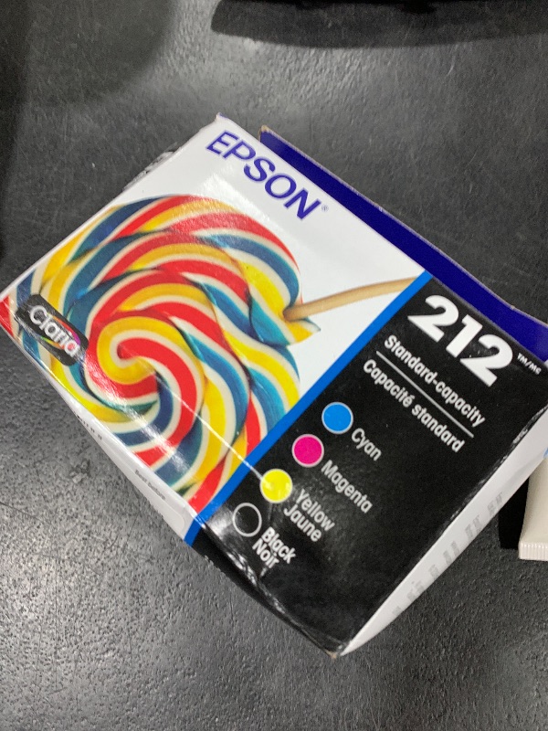 Photo 1 of EPSON 212 Claria Ink Standard Capacity Black & Color Cartridge Combo Pack (T212120-BCS) Works with WorkForce WF-2830, 2850 and Expression XP-4100, 4105