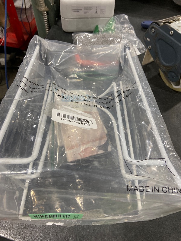 Photo 1 of Compression Sock Aid Device – Stocking Donner for Seniors, Adaptive Sock Putting-On Tool, Medium Calf (<18”), Compatible for JOBST, SB SOX, CHARMKING, White