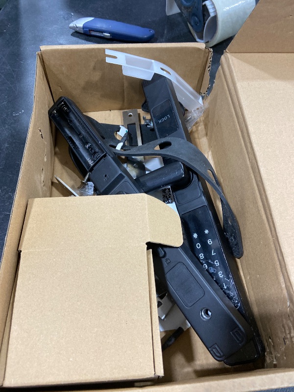 Photo 1 of HIFAM Fingerprint Door Lock, TUYA APP Control Smart Lock Electronic Door Lock with Code Passcode Biometric Door Handle, IC Card Key Unlock