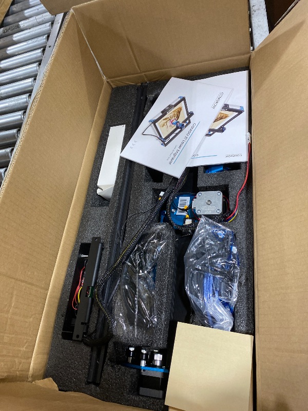 Photo 1 of Comgrow Z1 Laser Engraving Machine 5000mW Output Power, Laser Cutter and Engraver Machine 24V Compressed Spot 10000mm/min with Eye Protection for Wood Metal Glass Acrylic Leather 15.7"x15.7", Laser 4