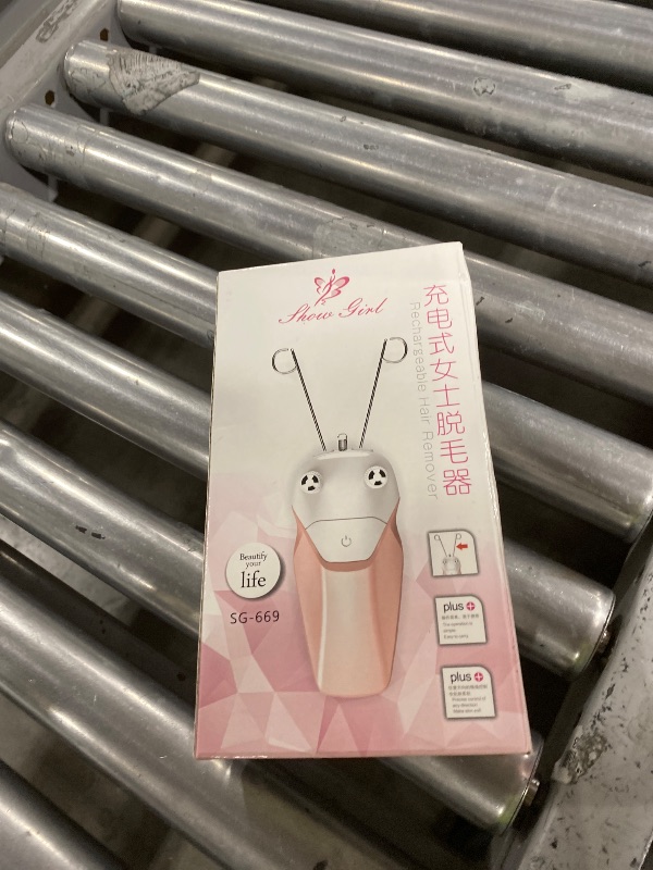 Photo 1 of WAYCOM Facial Threading Hair Removal for Women, USB Rechargeable Electric Hair Removal Device - Threading Epilator Face Razors for Women, Chin, Lip, Arms, Legs, Cotton Thread & Pearl Powder Included