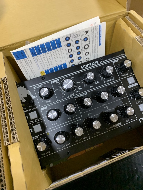 Photo 1 of MOOG Minitaur - Analog Bass Synthesizer Module with Headphone Amp, 128 Presets, Software Editor