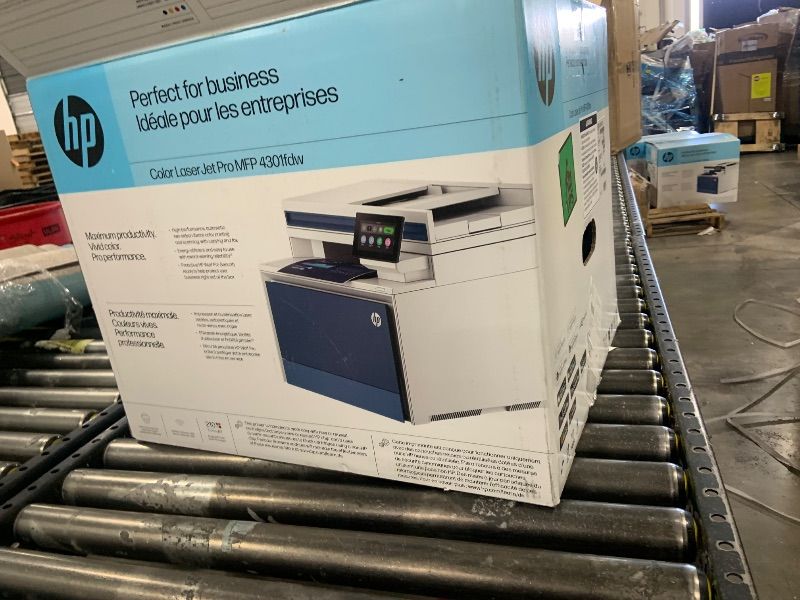 Photo 1 of HP Color LaserJet Pro MFP 4301fdw Wireless All-in-One Color Laser Printer, Scanner, Copier, Fax, Best-for-Office
