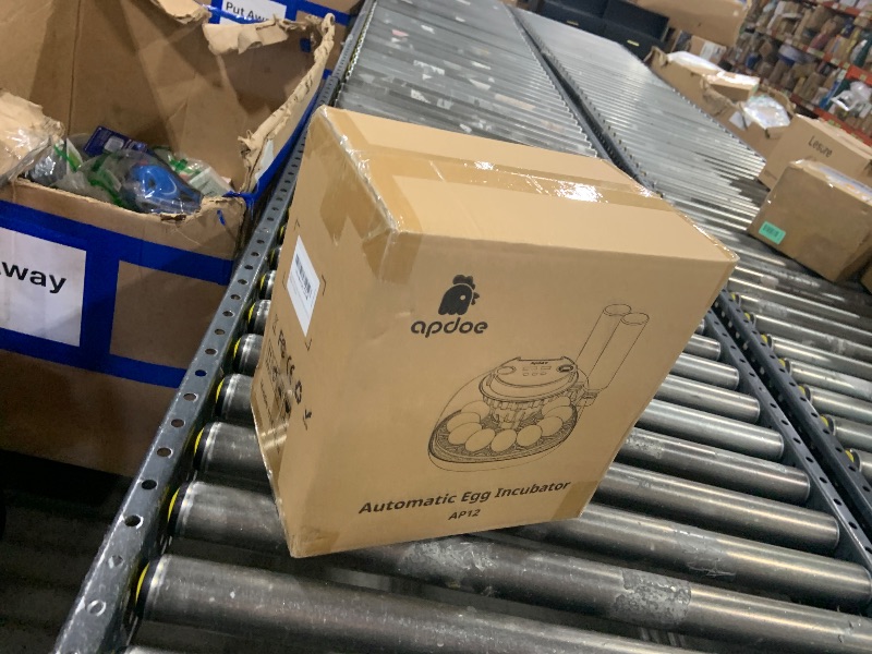 Photo 1 of APDOE Egg Incubators for Hatching Eggs, Temperature and Humidity Control, Automatic Egg Turning, Egg Candler, External Water Bottle, Air Vent, for Chicken, Duck & Quail Eggs, 12 Eggs