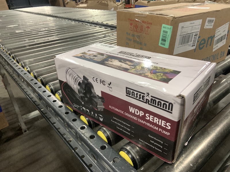 Photo 1 of WASSERMANN RV Pump, 12V Self-priming RV Water Pressure Pump 4.0GPM 45PSI with Pressure Switch, for RV Marine Camping Yacht Garden, 12Volt DC Fresh Water Pumps RV Water Pump 2088-554-144 Replacement