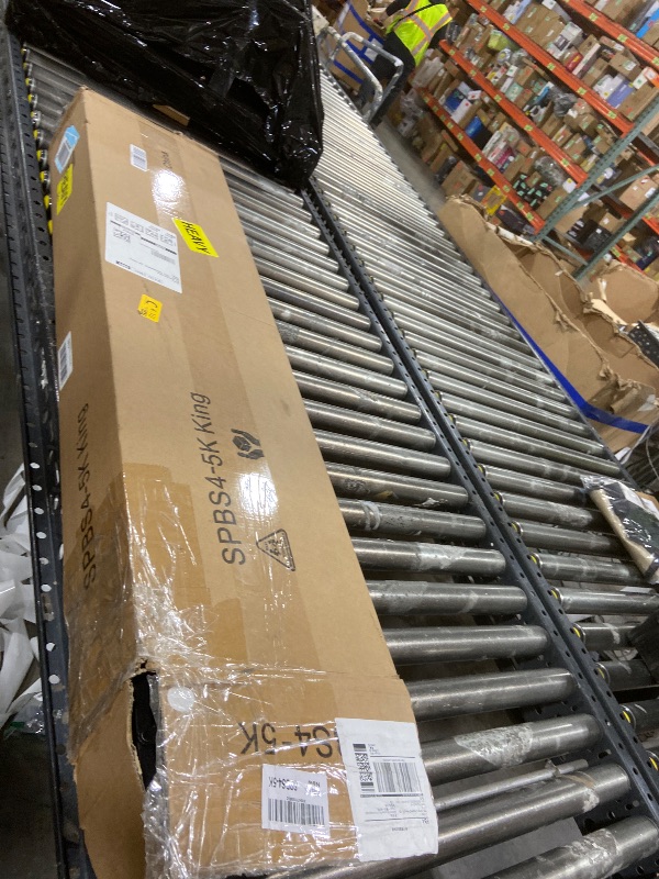 Photo 1 of Lutown-Teen 4 Inch Split King Box Spring, Heavy Duty Metal Low Profile Box Spring King with Fabric Cover, Easy Assembly, Noise Free
